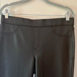 No Boundaries Black Faux Leather Look Leggings Size L